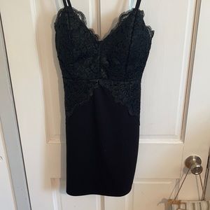 Black Lace Midi Dress. Size Small. Worn once